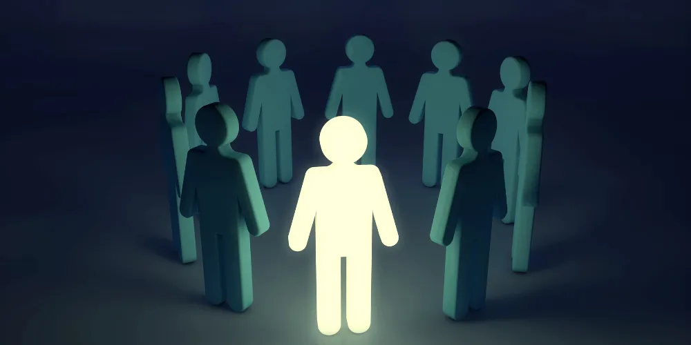 Graphic image of people in a circle